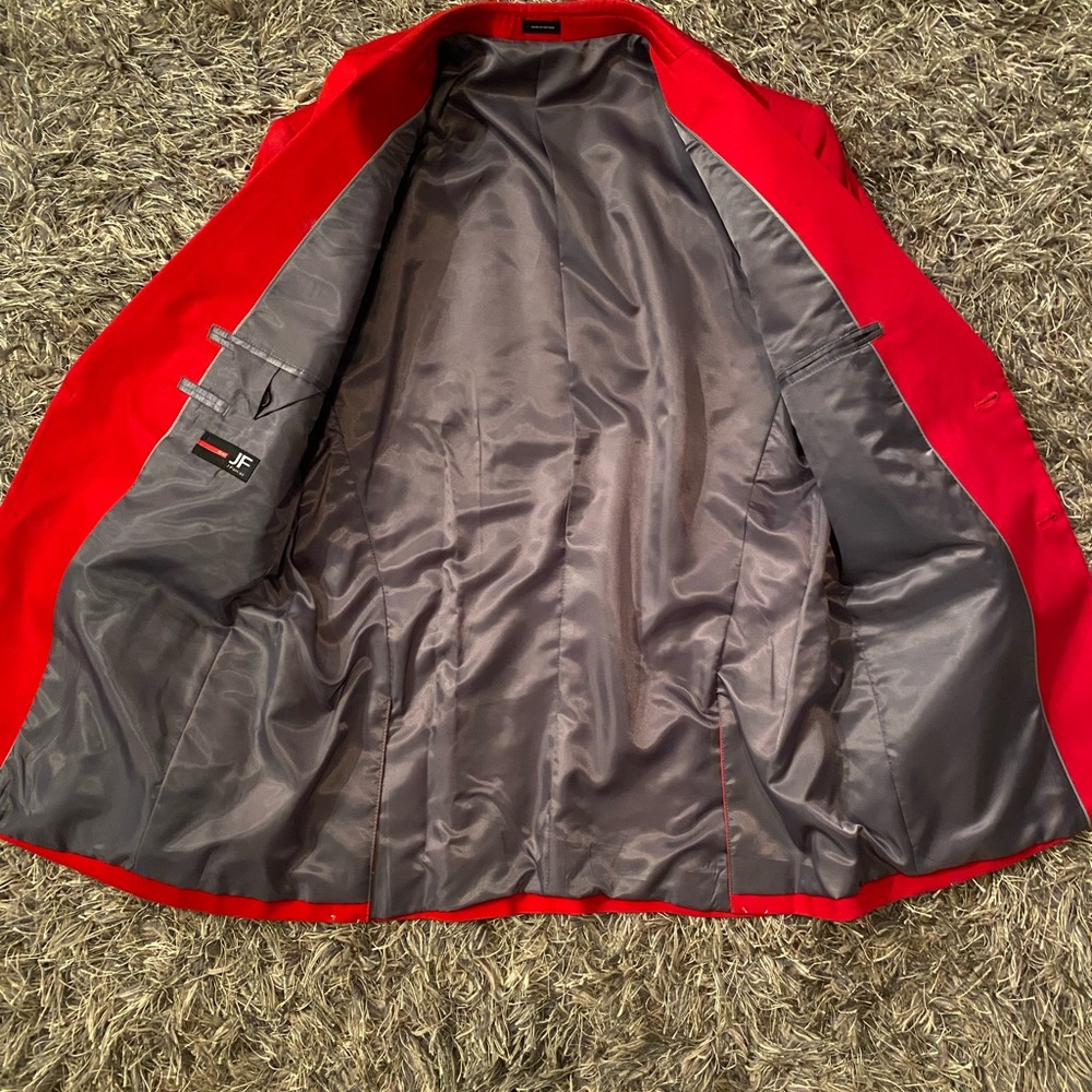 NWOT Red Men's Blazer size 42R - Picture 2 of 6